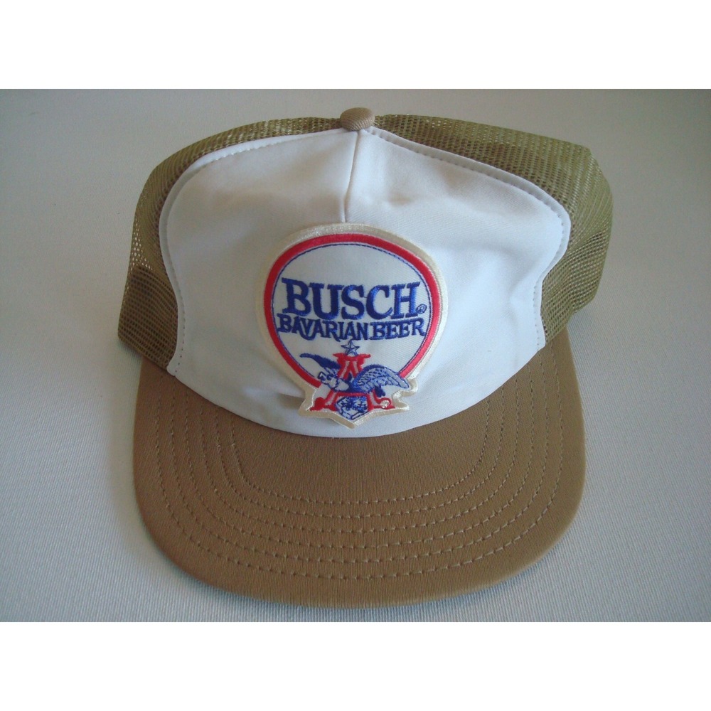 BUSCH BEER TRUCKER    90S GOLF BEACH‎ SNAPBACK HAT CAP VINTAGE S5